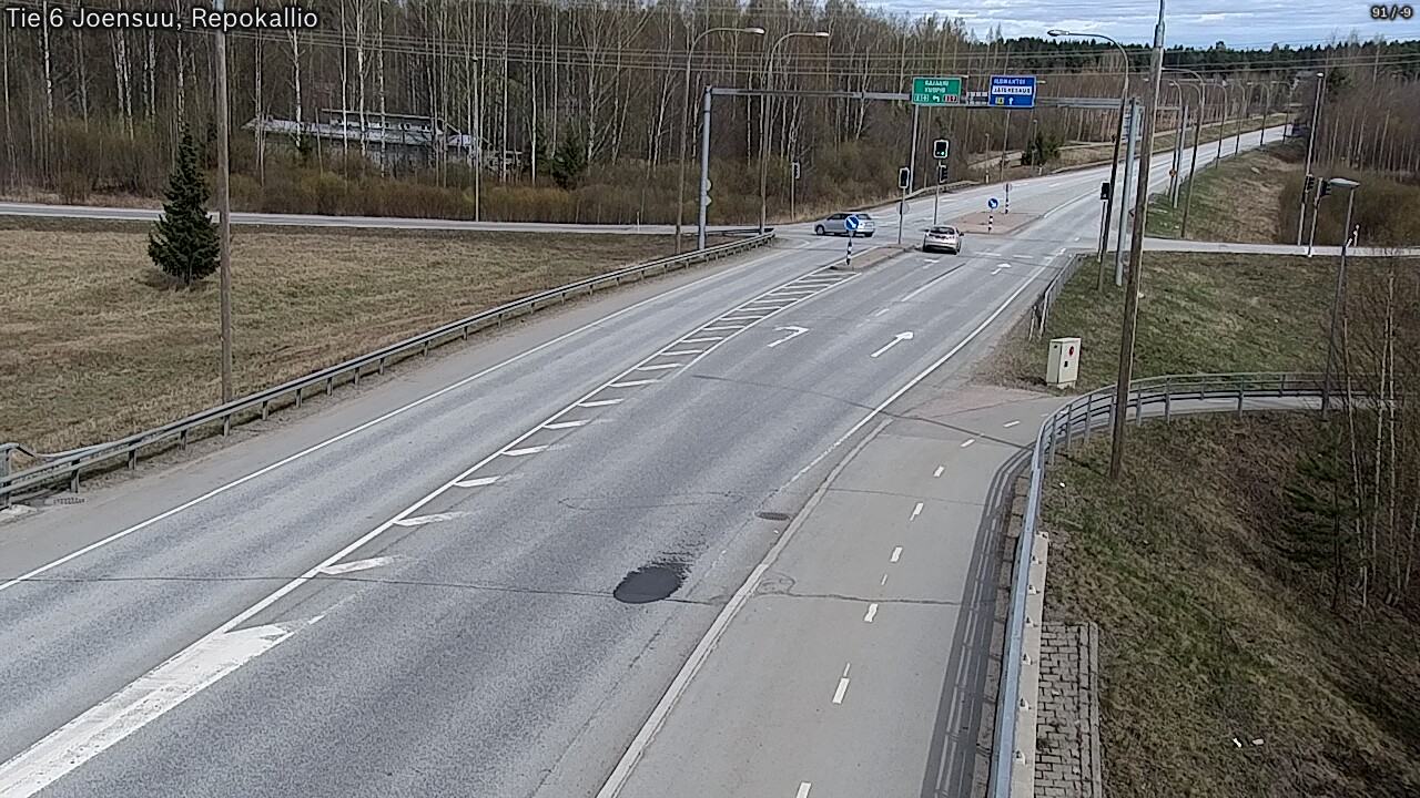 Weather Camera Image Väg 6 Joensuu, Repokallio, Joensuu, Pohjois-Karjala
