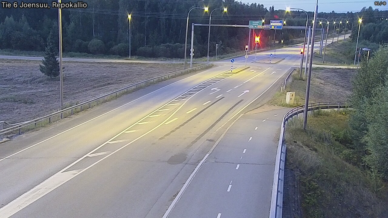 Weather Camera Image Road 6 Joensuu, Repokallio, Joensuu, Pohjois-Karjala