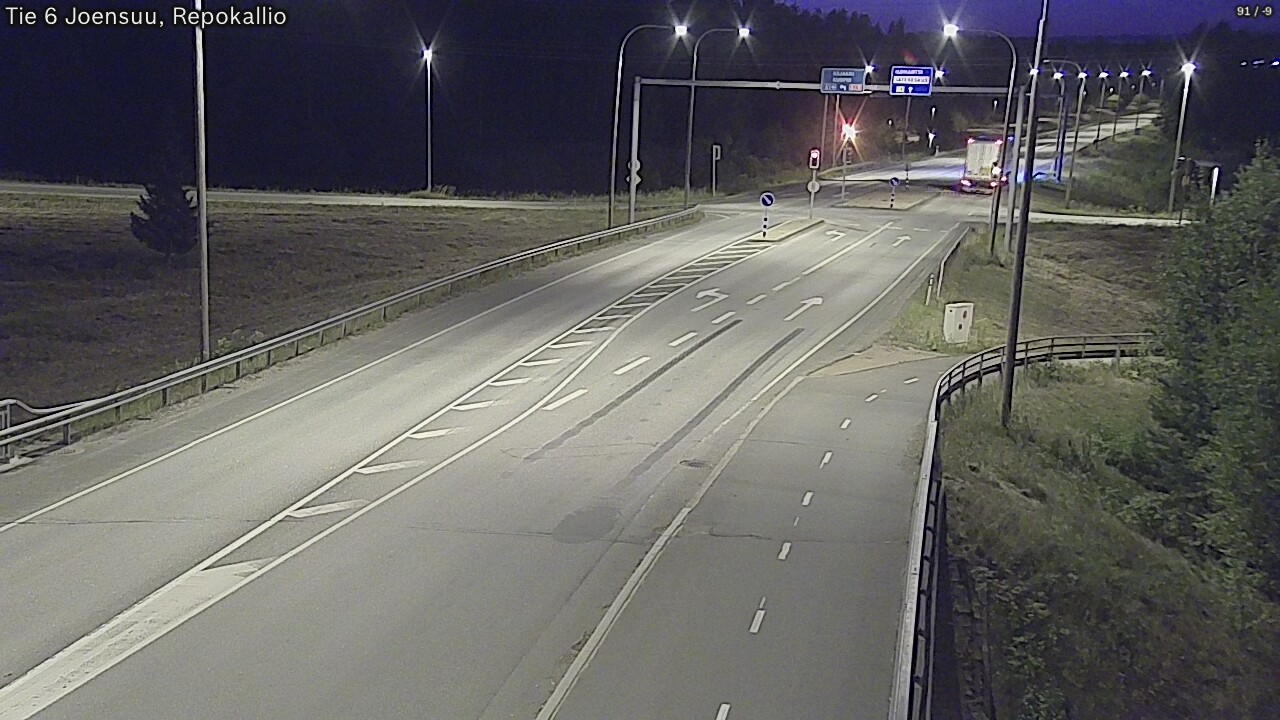 Weather Camera Image Road 6 Joensuu, Repokallio, Joensuu, Pohjois-Karjala