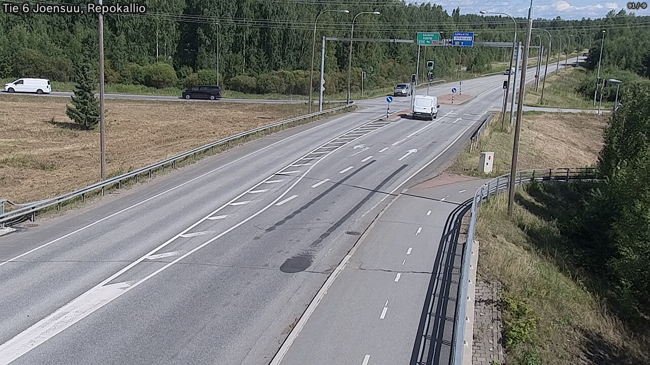 Weather Camera Image Road 6 Joensuu, Repokallio, Joensuu, Pohjois-Karjala