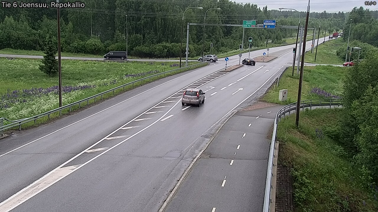 Kelikamerat Kuva Tie 6 Joensuu, Repokallio, Joensuu, Pohjois-Karjala