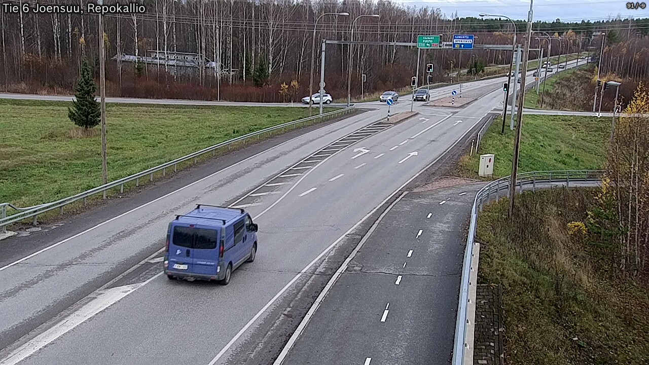 Kelikamerat Kuva Tie 6 Joensuu, Repokallio, Joensuu, Pohjois-Karjala