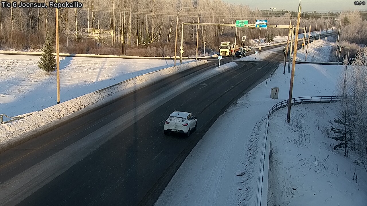 Kelikamerat Kuva Tie 6 Joensuu, Repokallio, Joensuu, Pohjois-Karjala