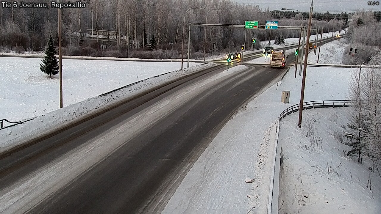 Weather Camera Image Road 6 Joensuu, Repokallio, Joensuu, Pohjois-Karjala