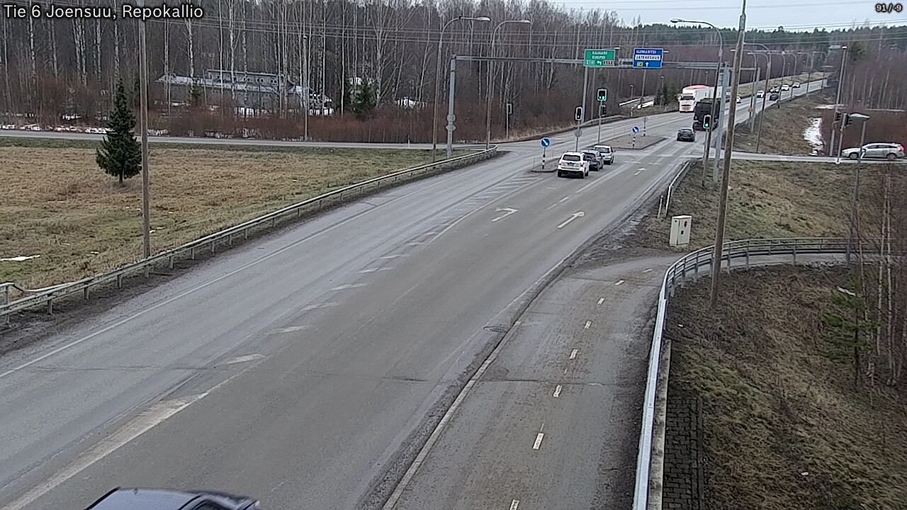 Kelikamerat Kuva Tie 6 Joensuu, Repokallio, Joensuu, Pohjois-Karjala