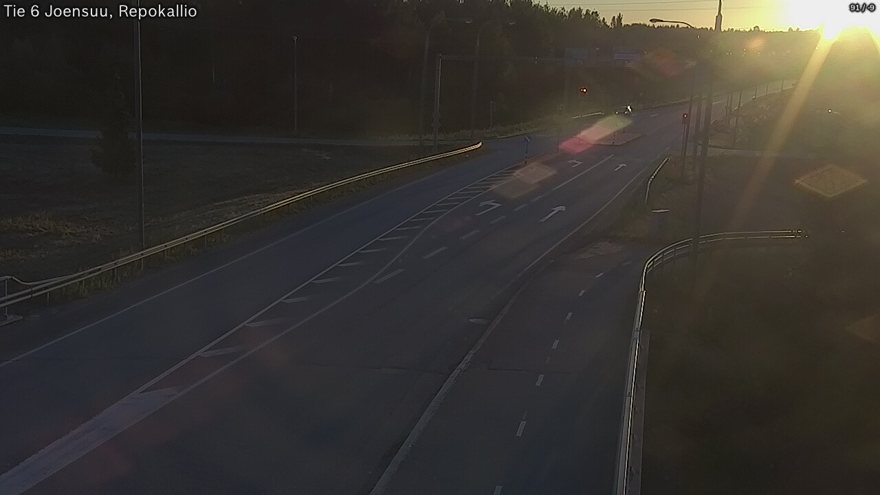 Weather Camera Image Road 6 Joensuu, Repokallio, Joensuu, Pohjois-Karjala