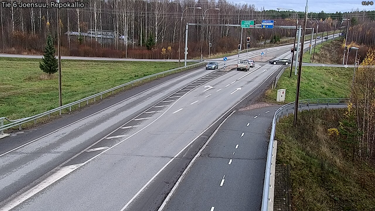 Kelikamerat Kuva Tie 6 Joensuu, Repokallio, Joensuu, Pohjois-Karjala