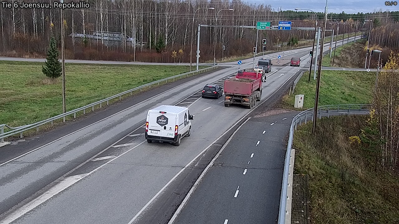 Kelikamerat Kuva Tie 6 Joensuu, Repokallio, Joensuu, Pohjois-Karjala