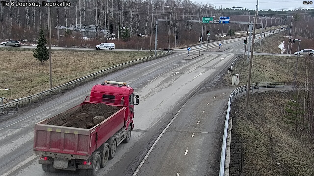 Kelikamerat Kuva Tie 6 Joensuu, Repokallio, Joensuu, Pohjois-Karjala