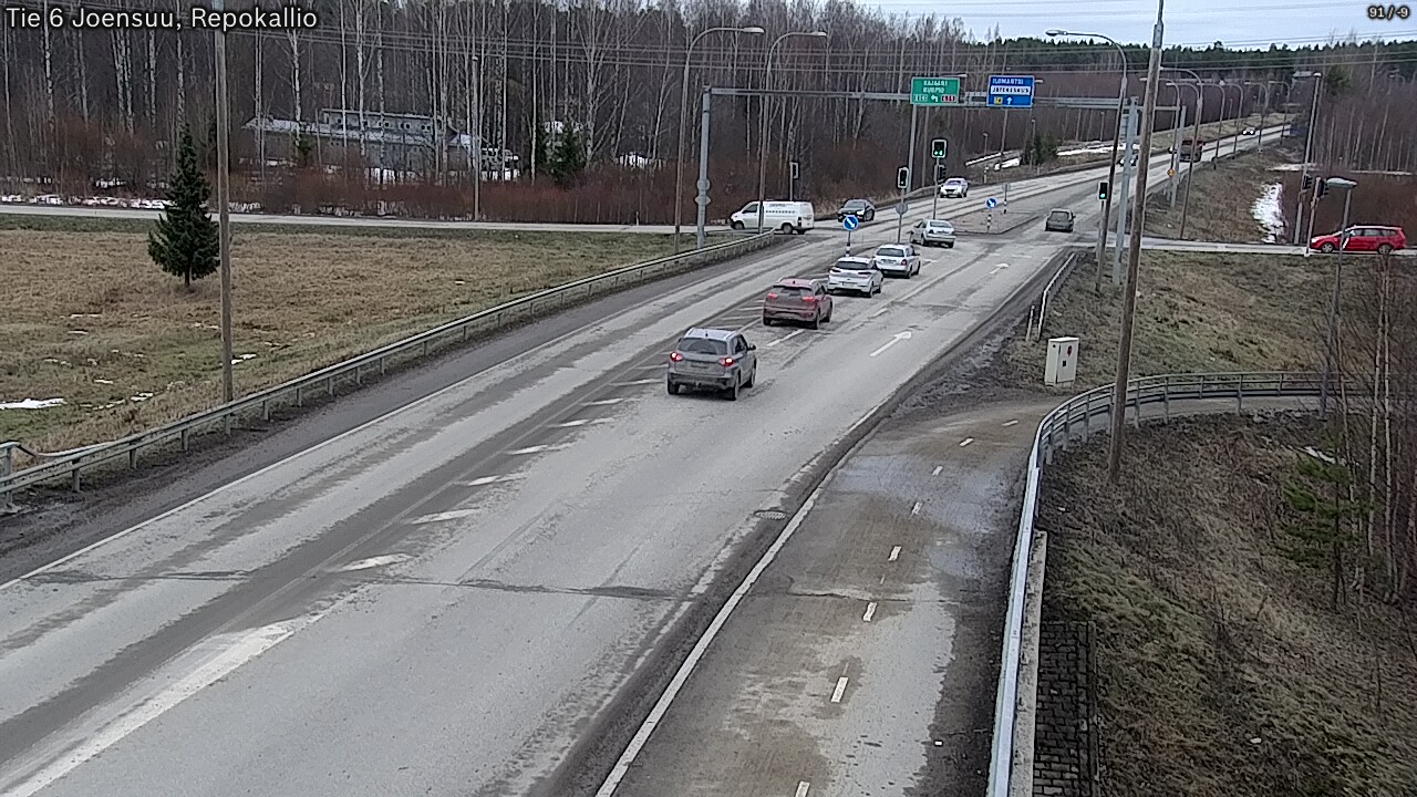 Kelikamerat Kuva Tie 6 Joensuu, Repokallio, Joensuu, Pohjois-Karjala