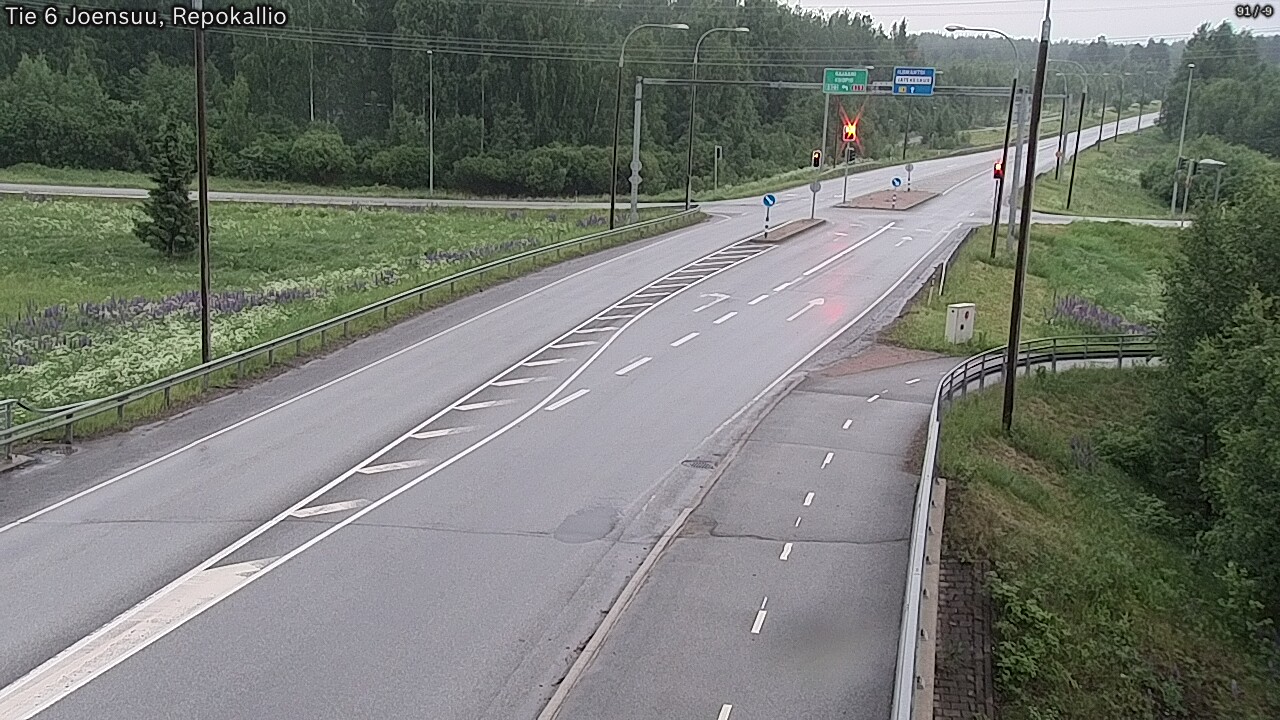 Kelikamerat Kuva Tie 6 Joensuu, Repokallio, Joensuu, Pohjois-Karjala