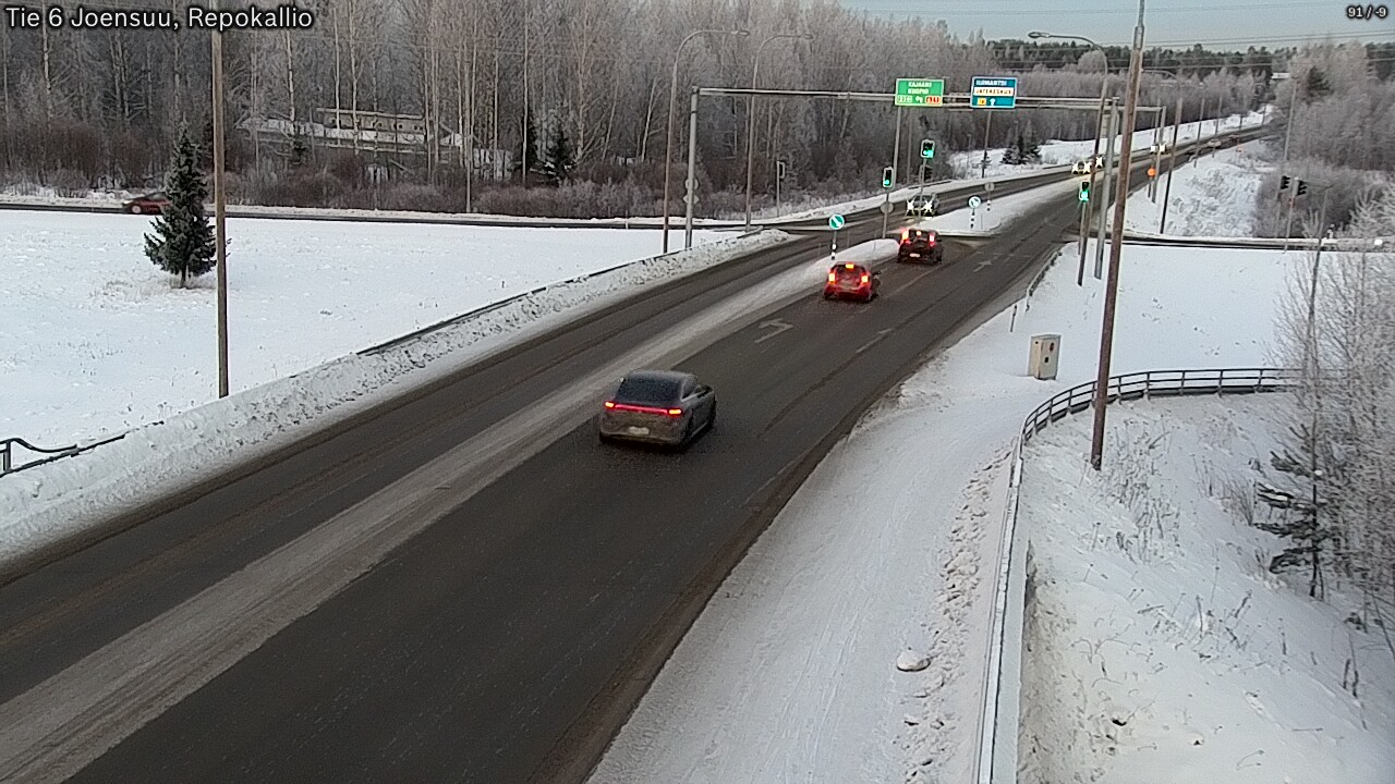 Kelikamerat Kuva Tie 6 Joensuu, Repokallio, Joensuu, Pohjois-Karjala