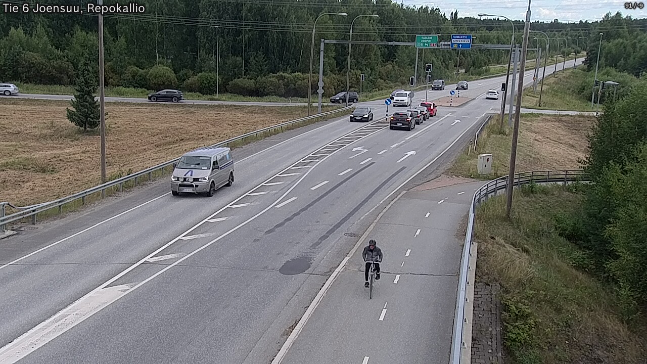 Kelikamerat Kuva Tie 6 Joensuu, Repokallio, Joensuu, Pohjois-Karjala