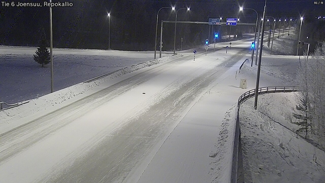 Kelikamerat Kuva Tie 6 Joensuu, Repokallio, Joensuu, Pohjois-Karjala