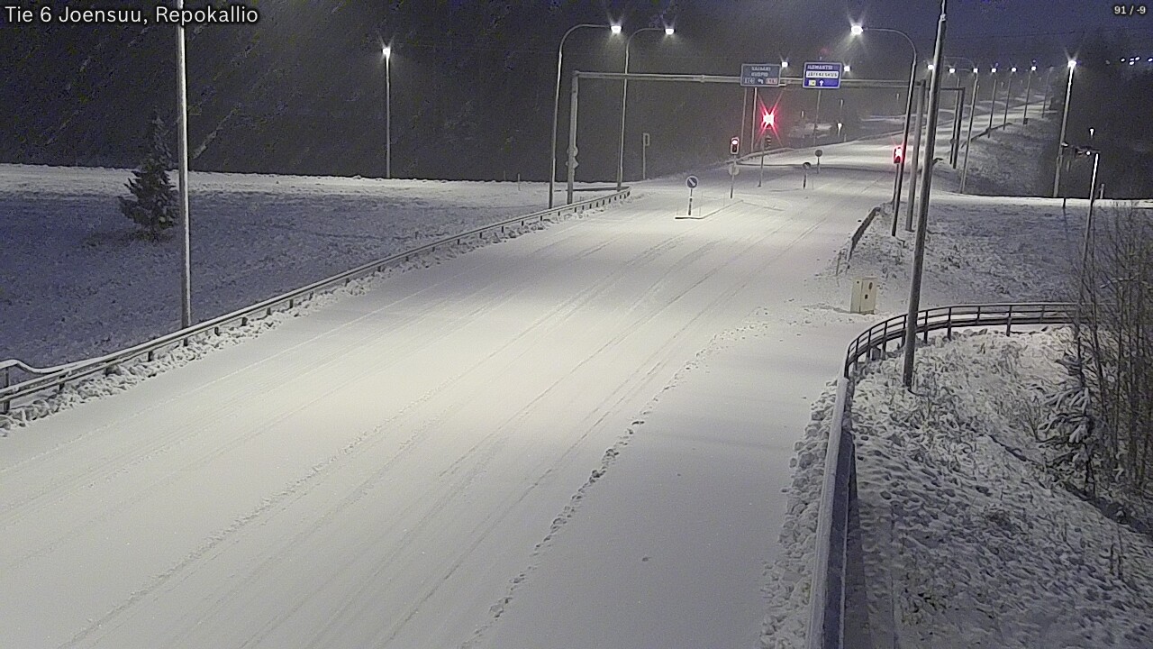 Kelikamerat Kuva Tie 6 Joensuu, Repokallio, Joensuu, Pohjois-Karjala