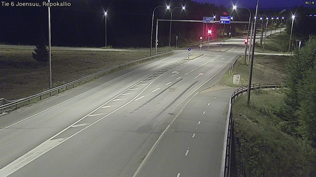Weather Camera Image Road 6 Joensuu, Repokallio, Joensuu, Pohjois-Karjala