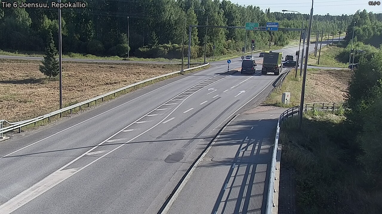 Kelikamerat Kuva Tie 6 Joensuu, Repokallio, Joensuu, Pohjois-Karjala