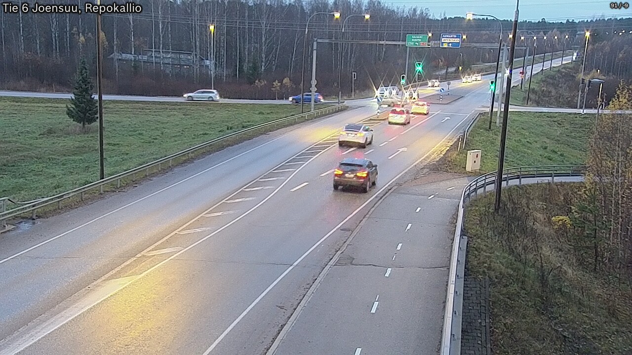 Kelikamerat Kuva Tie 6 Joensuu, Repokallio, Joensuu, Pohjois-Karjala