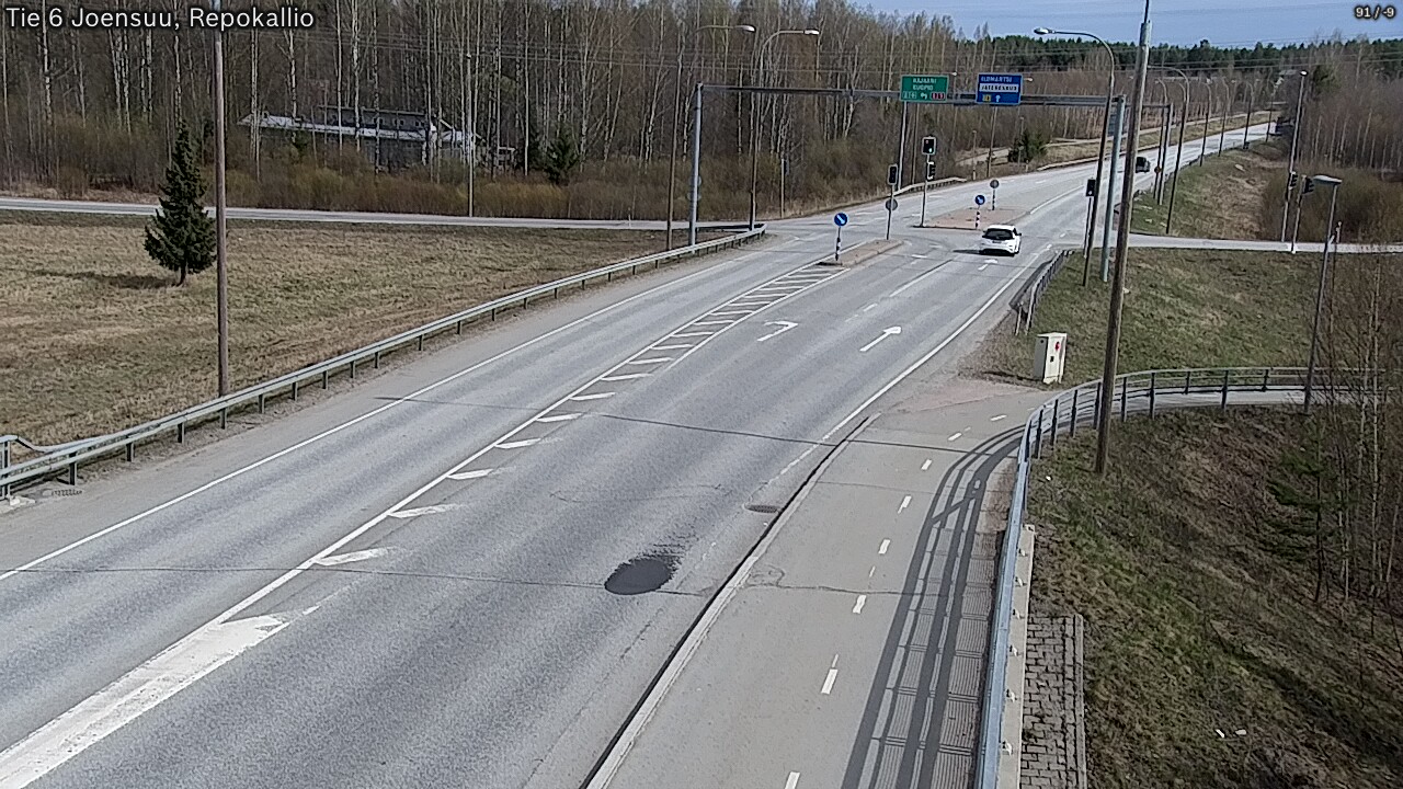Weather Camera Image Väg 6 Joensuu, Repokallio, Joensuu, Pohjois-Karjala