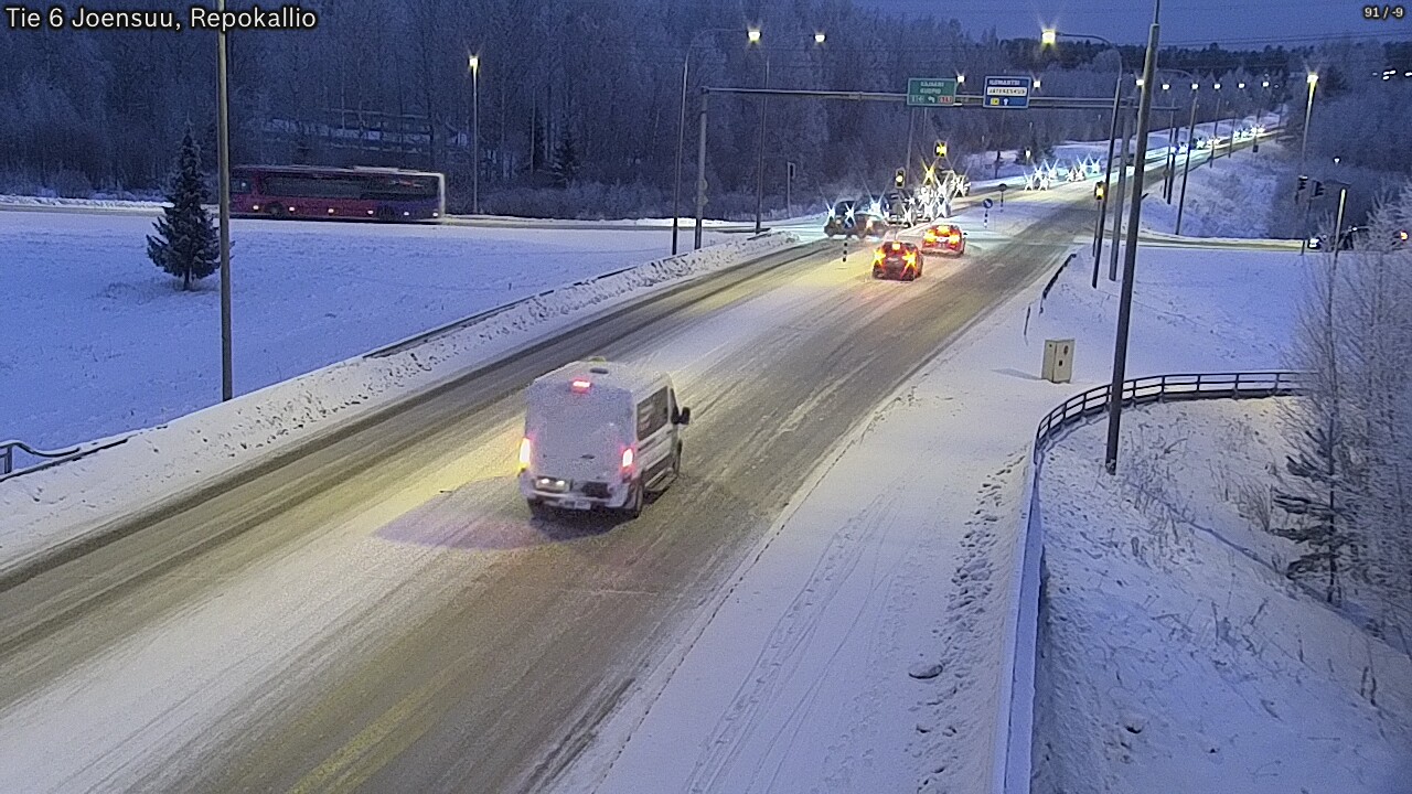 Kelikamerat Kuva Tie 6 Joensuu, Repokallio, Joensuu, Pohjois-Karjala