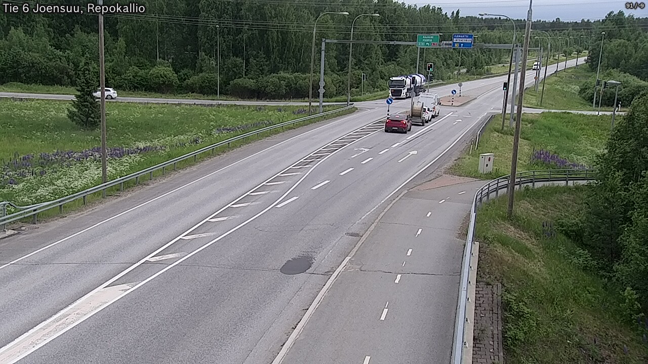 Kelikamerat Kuva Tie 6 Joensuu, Repokallio, Joensuu, Pohjois-Karjala