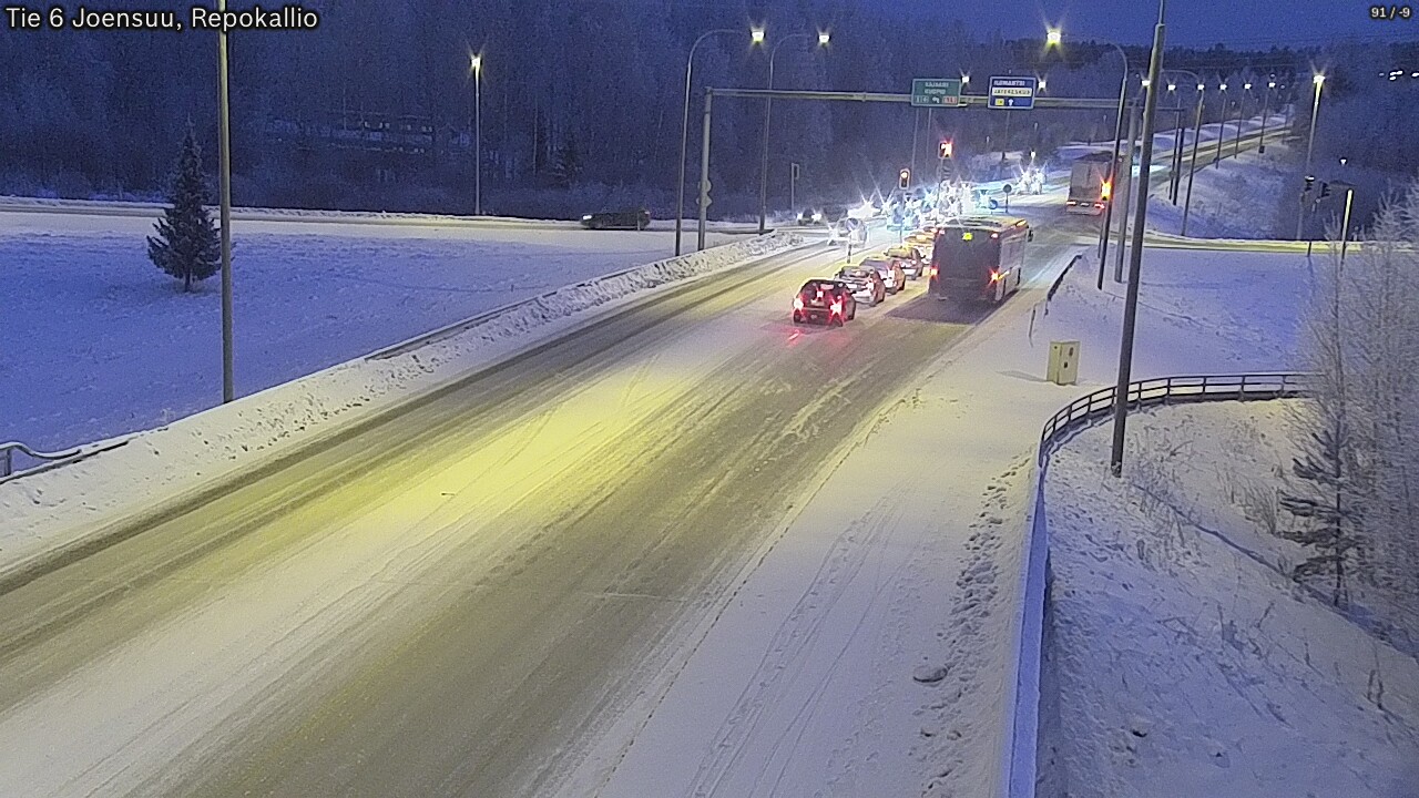 Kelikamerat Kuva Tie 6 Joensuu, Repokallio, Joensuu, Pohjois-Karjala