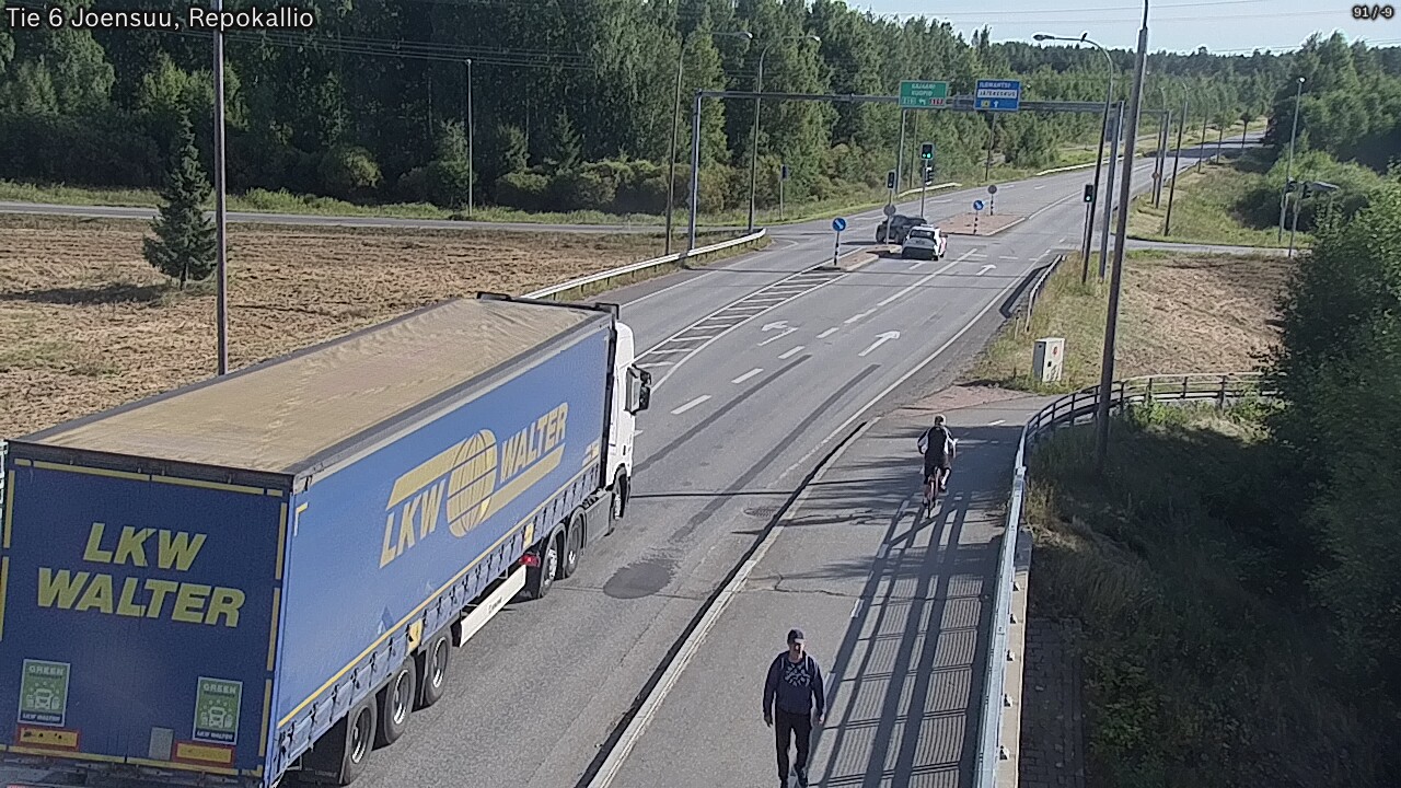 Kelikamerat Kuva Tie 6 Joensuu, Repokallio, Joensuu, Pohjois-Karjala