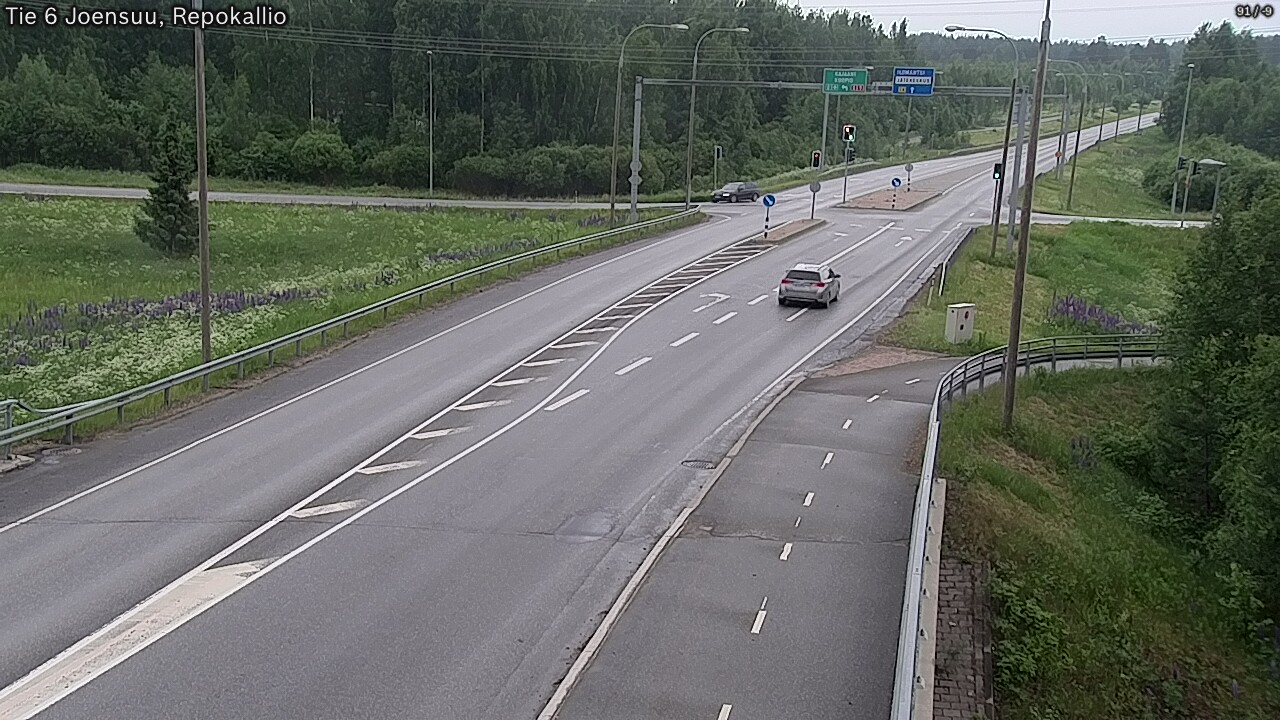 Kelikamerat Kuva Tie 6 Joensuu, Repokallio, Joensuu, Pohjois-Karjala
