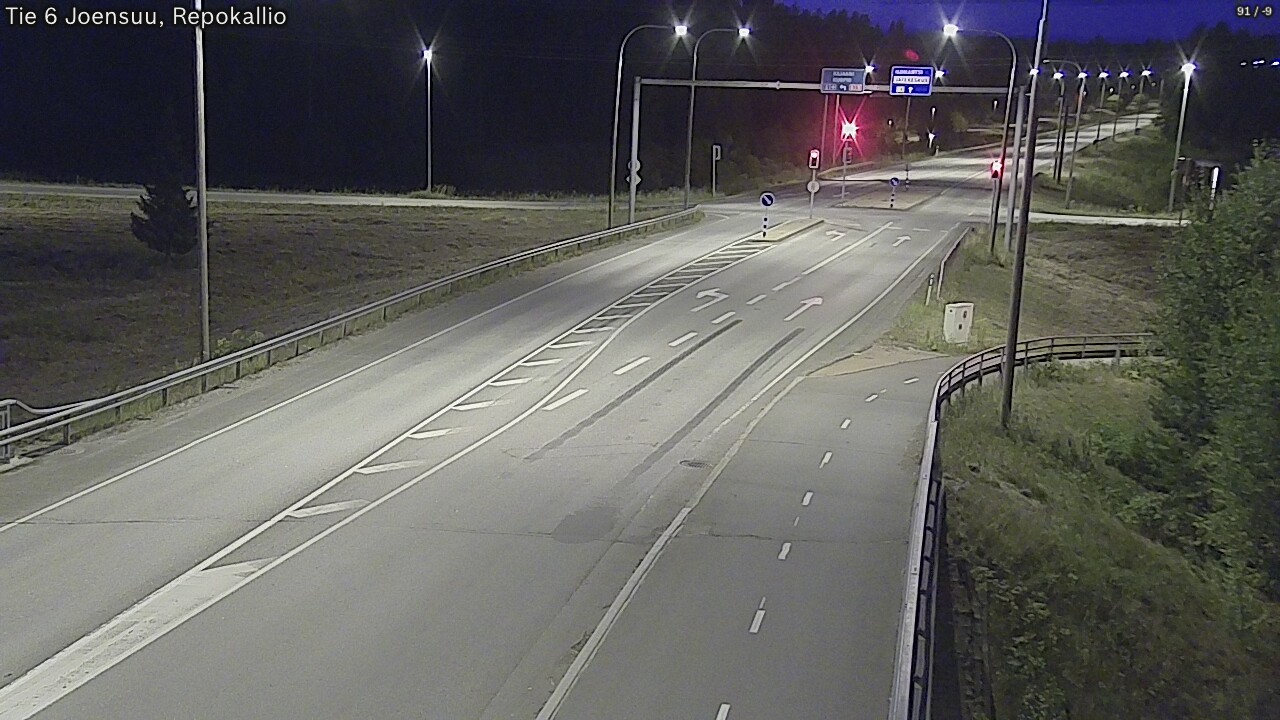 Weather Camera Image Road 6 Joensuu, Repokallio, Joensuu, Pohjois-Karjala