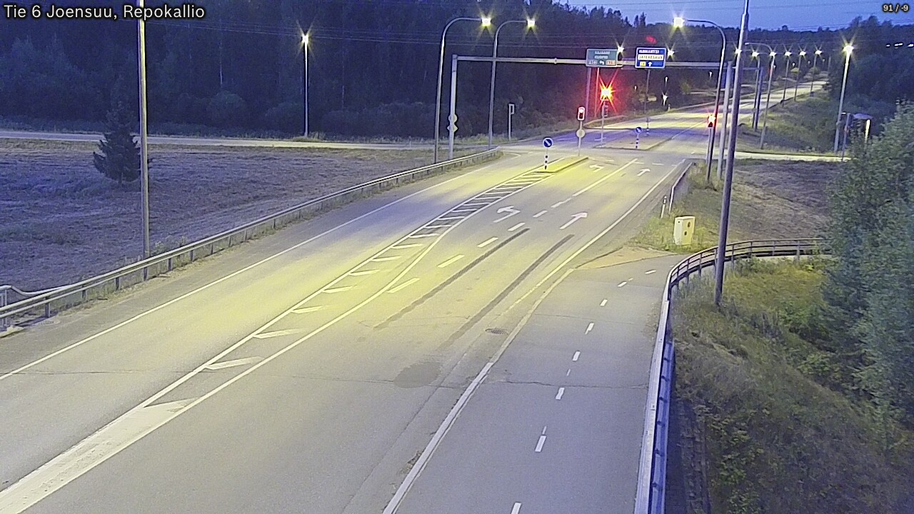 Weather Camera Image Road 6 Joensuu, Repokallio, Joensuu, Pohjois-Karjala