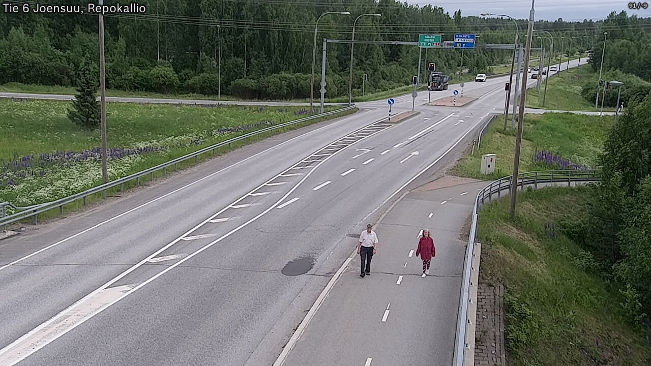 Kelikamerat Kuva Tie 6 Joensuu, Repokallio, Joensuu, Pohjois-Karjala