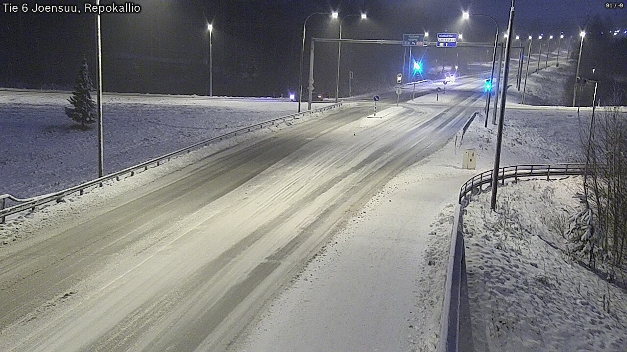 Weather Camera Image Väg 6 Joensuu, Repokallio, Joensuu, Pohjois-Karjala