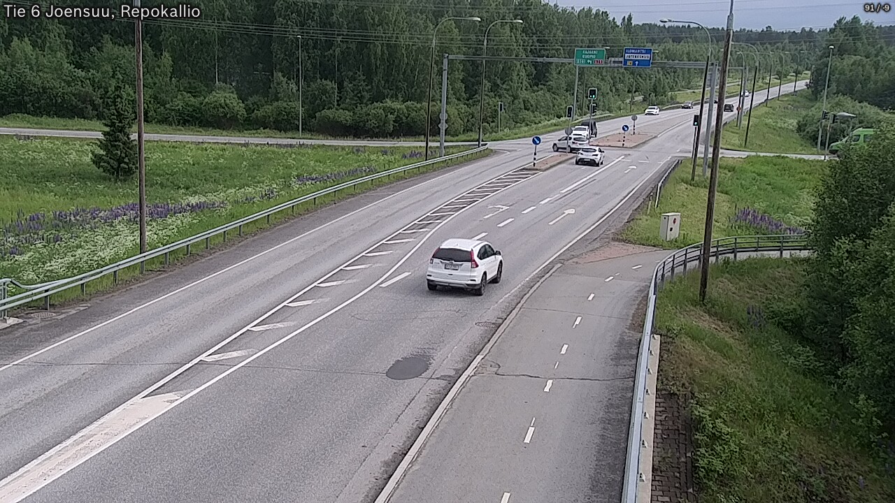 Weather Camera Image Road 6 Joensuu, Repokallio, Joensuu, Pohjois-Karjala