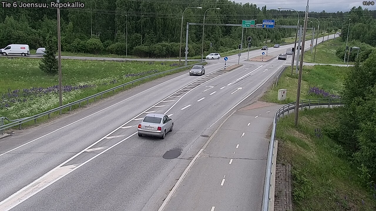 Kelikamerat Kuva Tie 6 Joensuu, Repokallio, Joensuu, Pohjois-Karjala