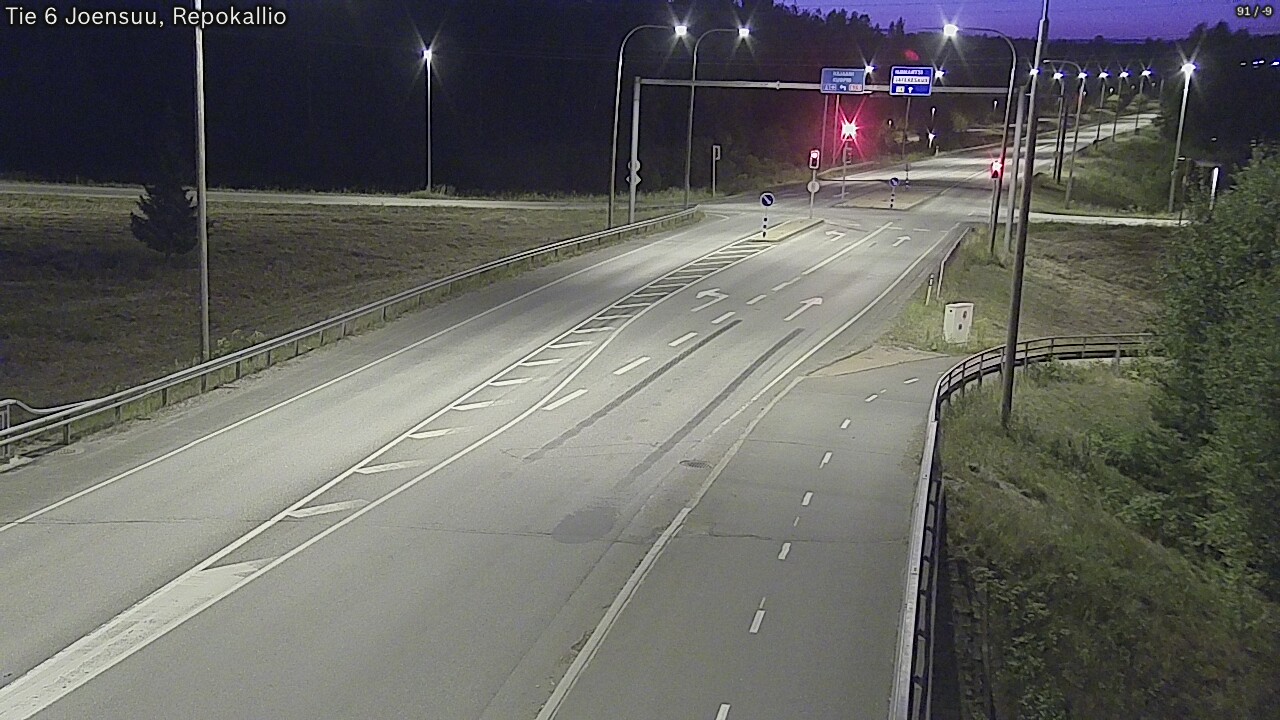Weather Camera Image Road 6 Joensuu, Repokallio, Joensuu, Pohjois-Karjala