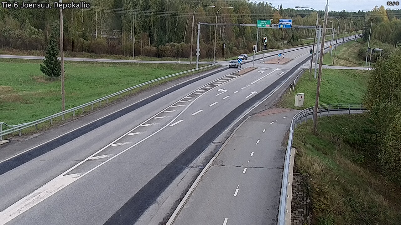 Weather Camera Image Väg 6 Joensuu, Repokallio, Joensuu, Pohjois-Karjala