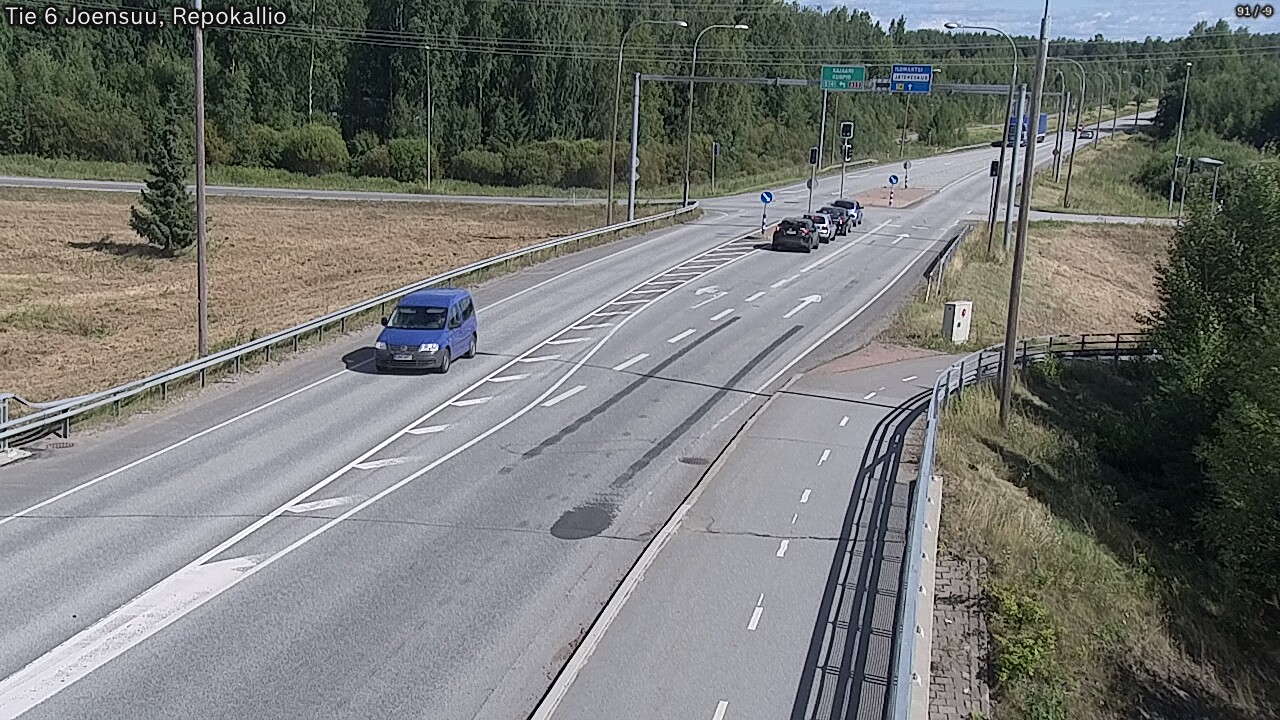 Weather Camera Image Road 6 Joensuu, Repokallio, Joensuu, Pohjois-Karjala