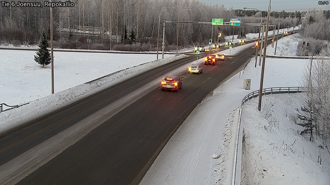 Kelikamerat Kuva Tie 6 Joensuu, Repokallio, Joensuu, Pohjois-Karjala