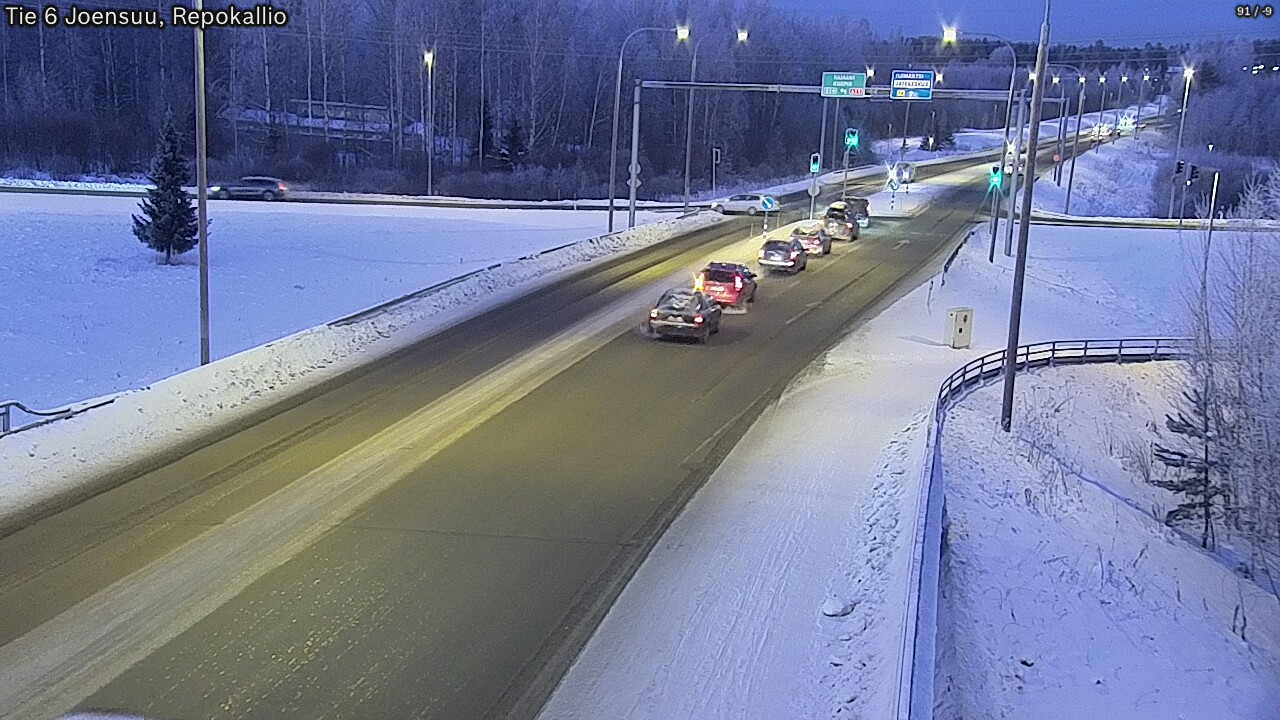 Kelikamerat Kuva Tie 6 Joensuu, Repokallio, Joensuu, Pohjois-Karjala