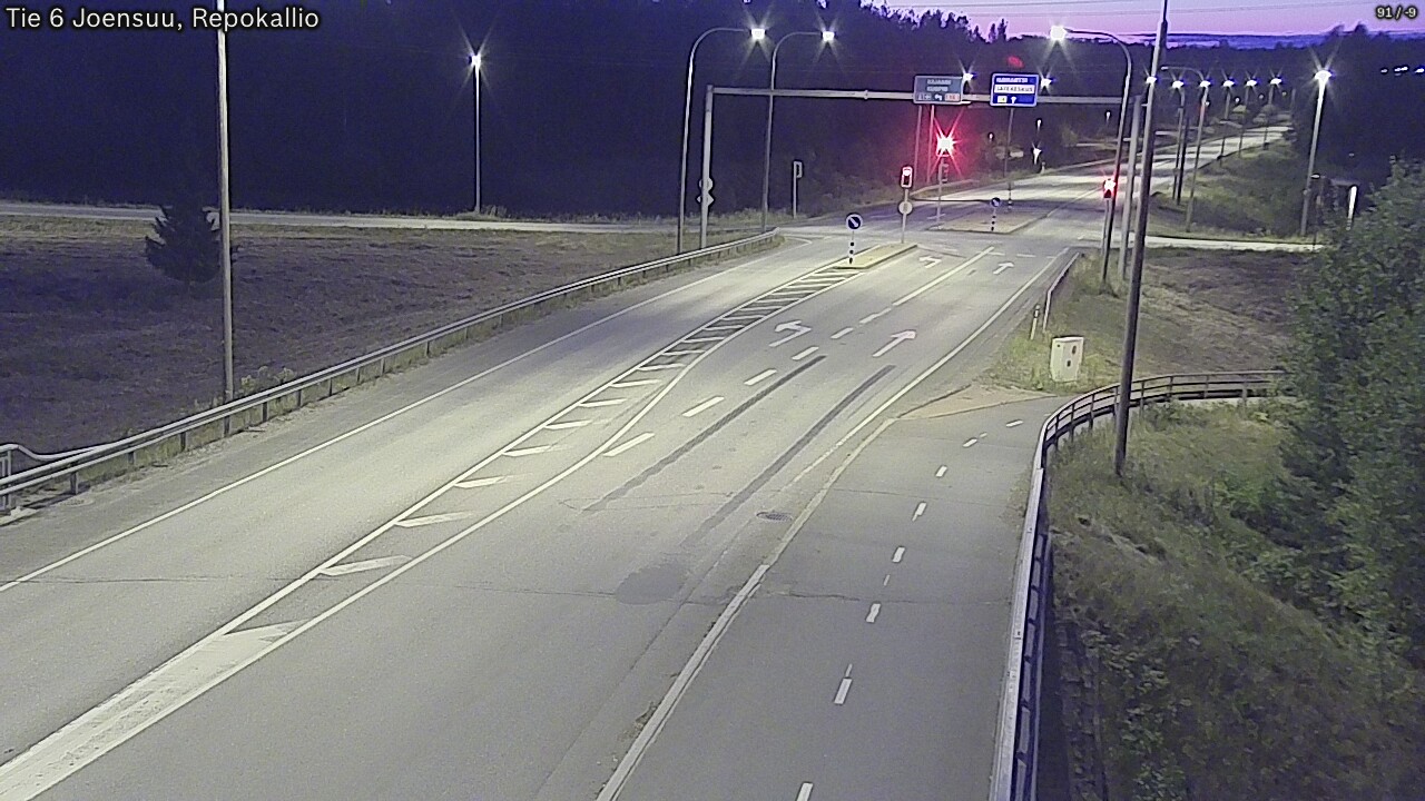 Weather Camera Image Road 6 Joensuu, Repokallio, Joensuu, Pohjois-Karjala