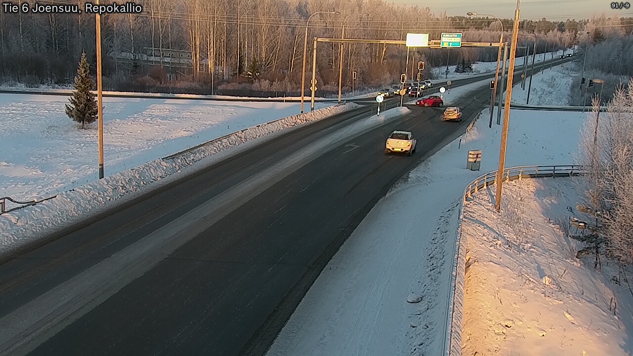 Kelikamerat Kuva Tie 6 Joensuu, Repokallio, Joensuu, Pohjois-Karjala