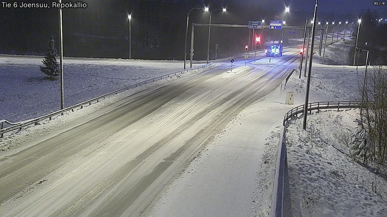 Weather Camera Image Väg 6 Joensuu, Repokallio, Joensuu, Pohjois-Karjala