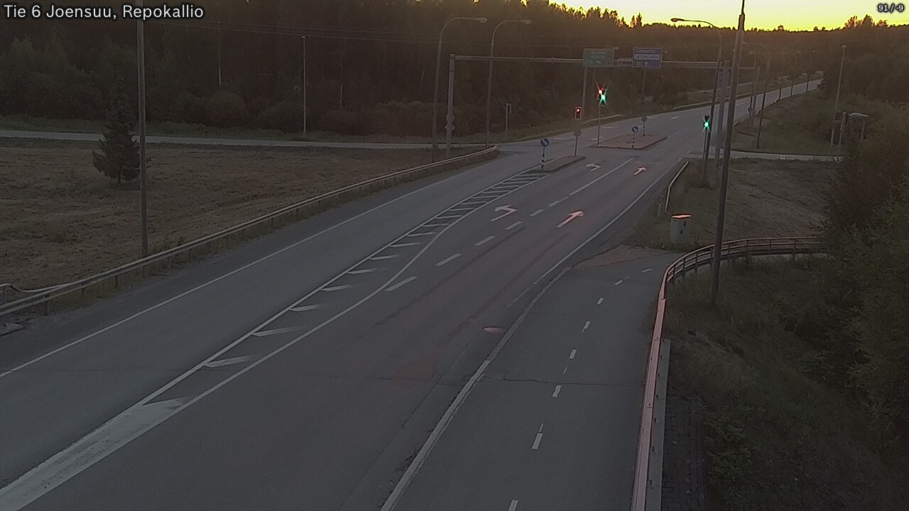 Weather Camera Image Road 6 Joensuu, Repokallio, Joensuu, Pohjois-Karjala
