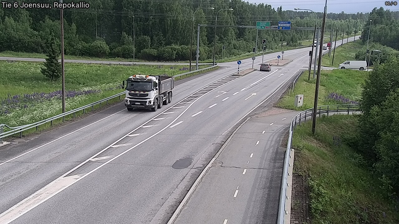 Weather Camera Image Road 6 Joensuu, Repokallio, Joensuu, Pohjois-Karjala