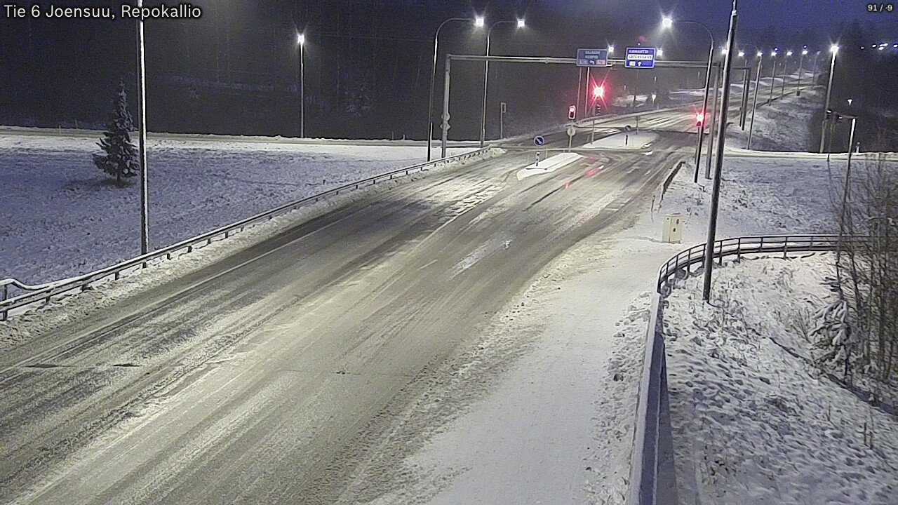 Weather Camera Image Väg 6 Joensuu, Repokallio, Joensuu, Pohjois-Karjala