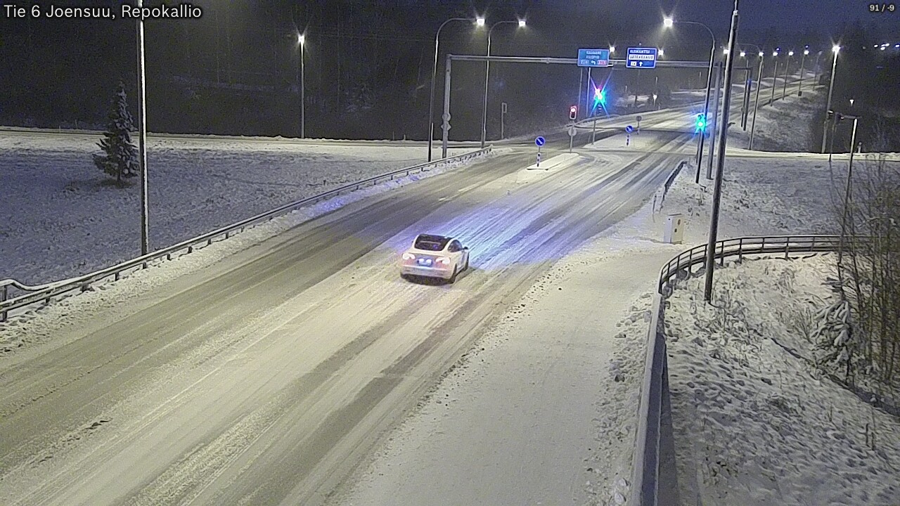 Weather Camera Image Väg 6 Joensuu, Repokallio, Joensuu, Pohjois-Karjala