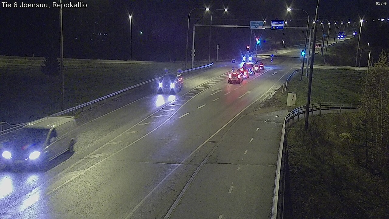 Kelikamerat Kuva Tie 6 Joensuu, Repokallio, Joensuu, Pohjois-Karjala