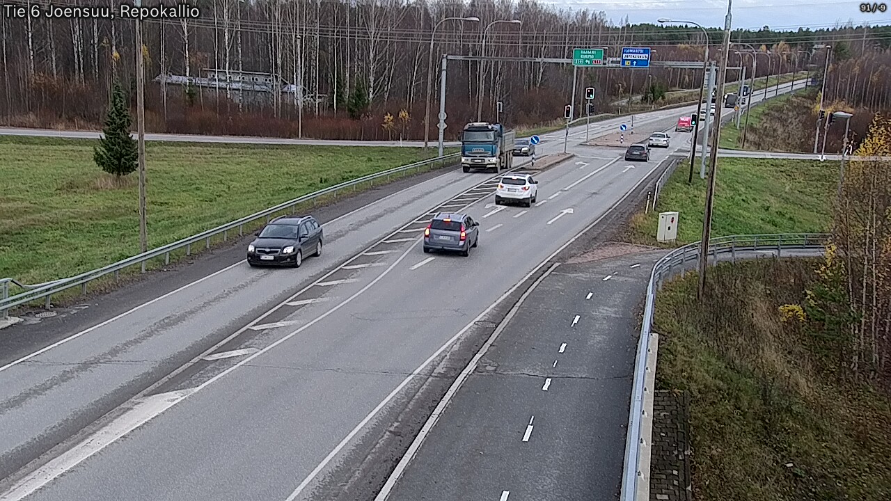 Kelikamerat Kuva Tie 6 Joensuu, Repokallio, Joensuu, Pohjois-Karjala