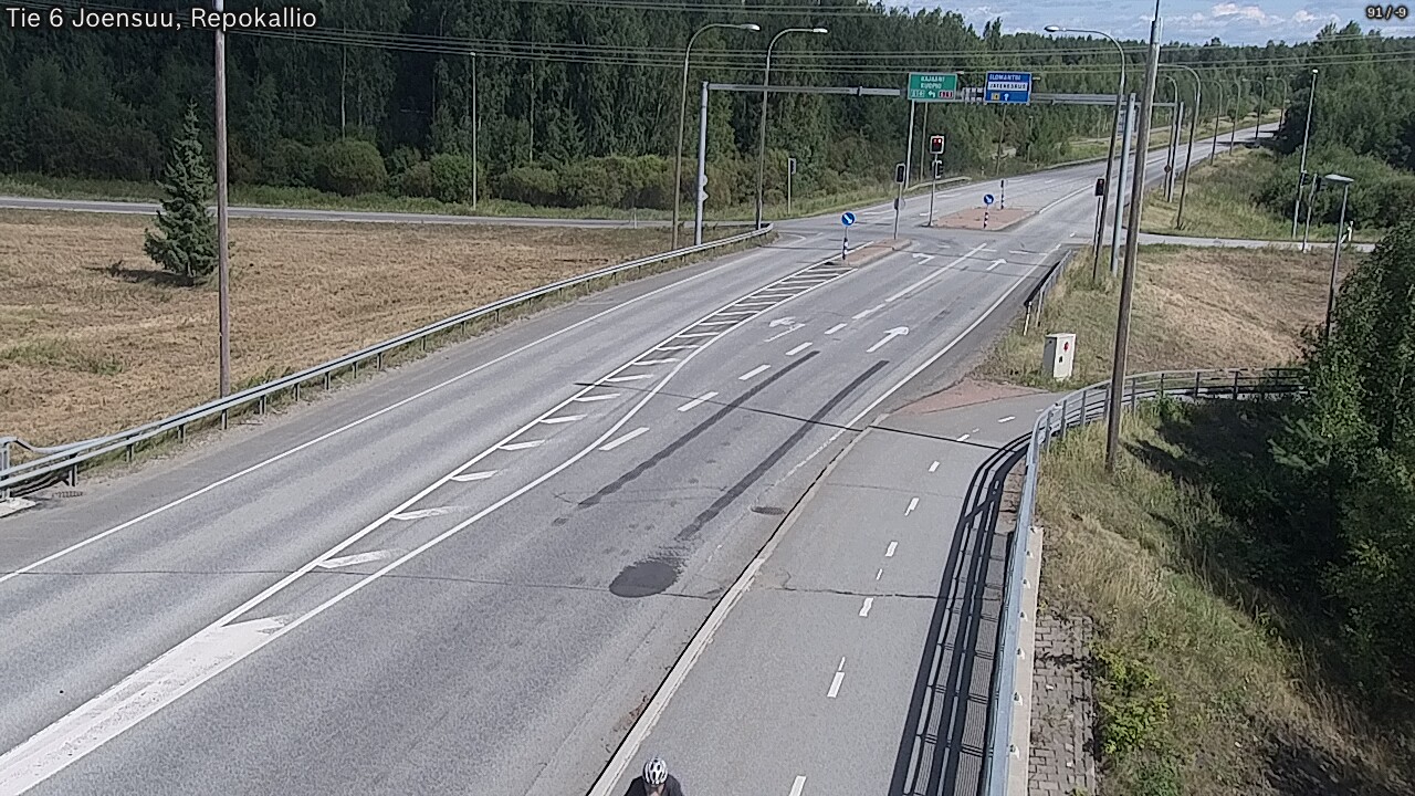 Weather Camera Image Road 6 Joensuu, Repokallio, Joensuu, Pohjois-Karjala