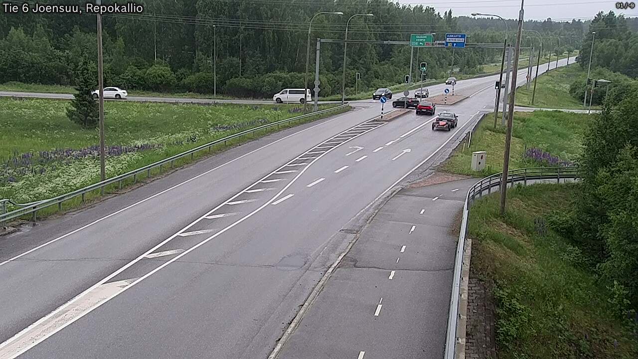 Kelikamerat Kuva Tie 6 Joensuu, Repokallio, Joensuu, Pohjois-Karjala